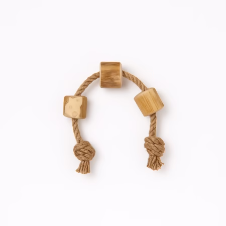Coffee Wood Flexi Chew Ring